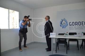 GoroEco arremetió contra los gobernantes del Ayuntamiento en una rueda de prensa  (Foto TA)